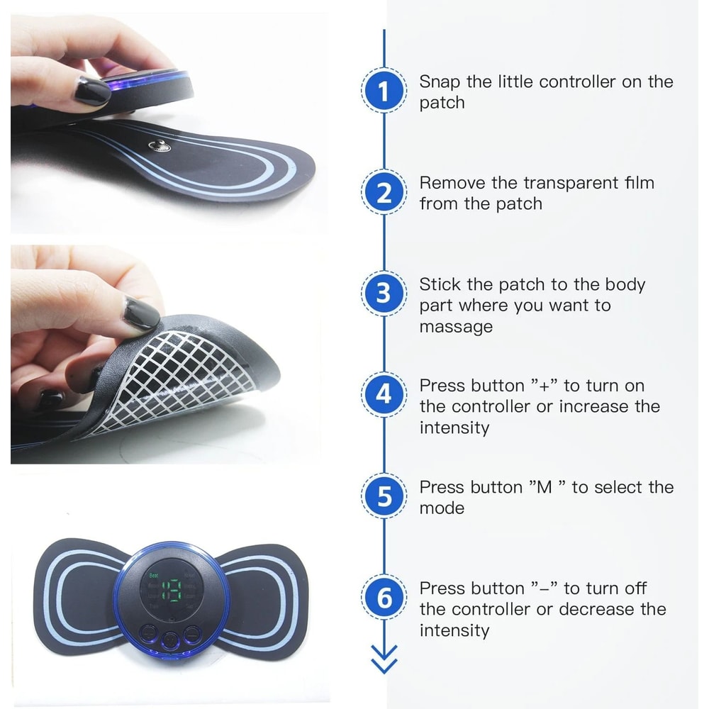 Smart Electric Massage Pen Set For Neck Shoulder And Full Body Relief 3