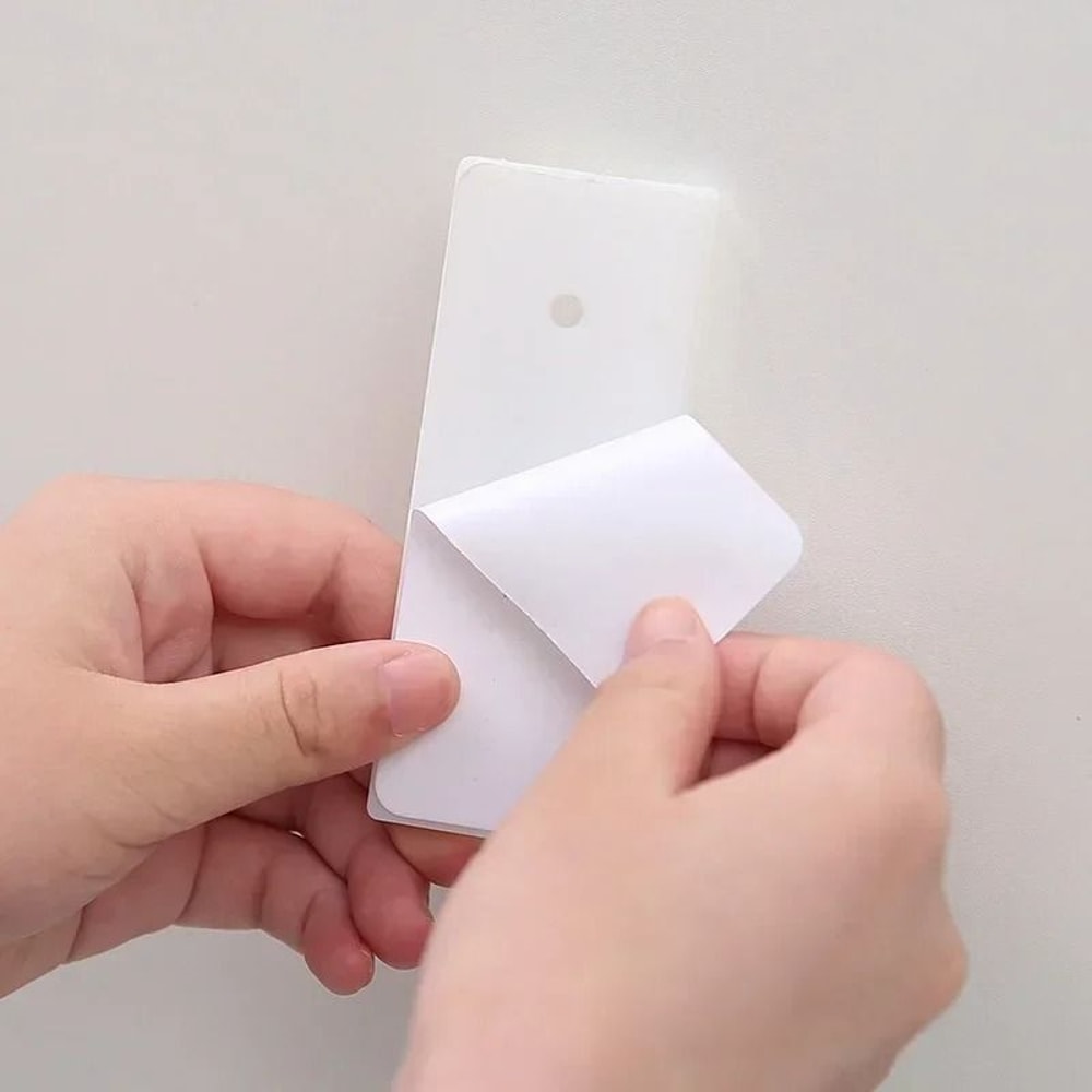 StrongHold Self Adhesive Power Strip Wall Holder And Cable Organizer Set 8