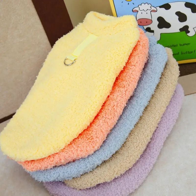 CozyPaws Plush Dog Winter Sweater Warm Pet Coat For Small And Medium Dogs 7