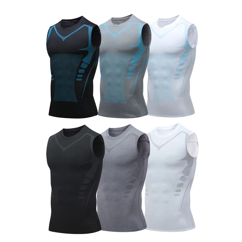 FlexCore Mens Compression Tank Top Quick Dry Gym Sleeveless Workout Shirt 12