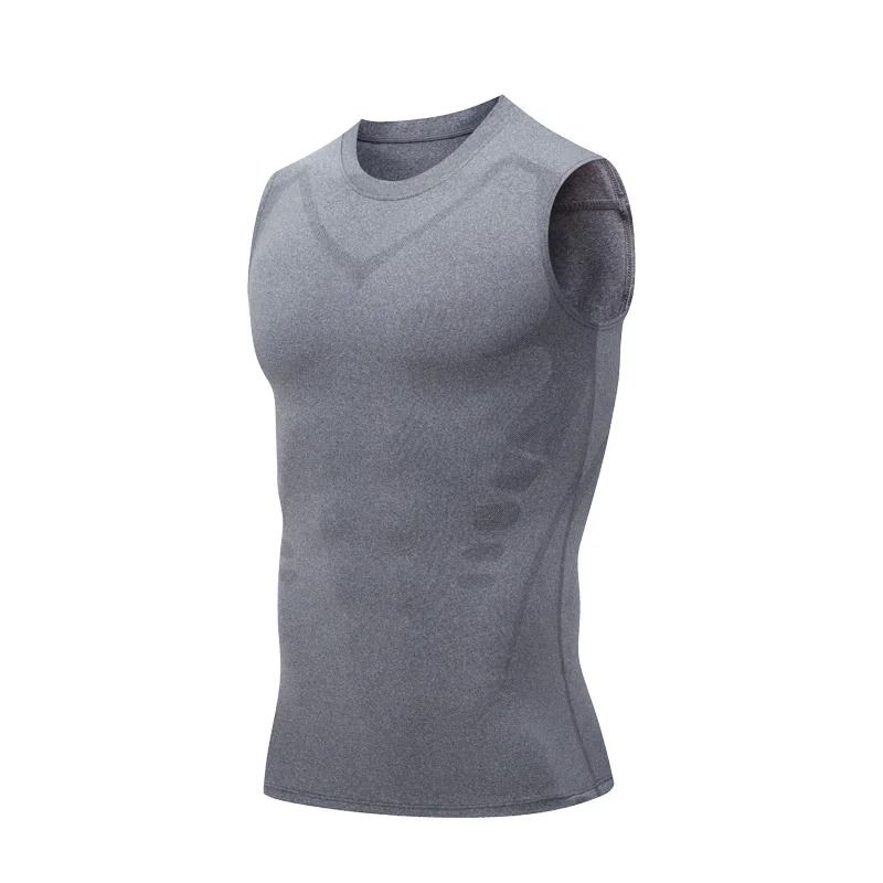 FlexCore Mens Compression Tank Top Quick Dry Gym Sleeveless Workout Shirt 5