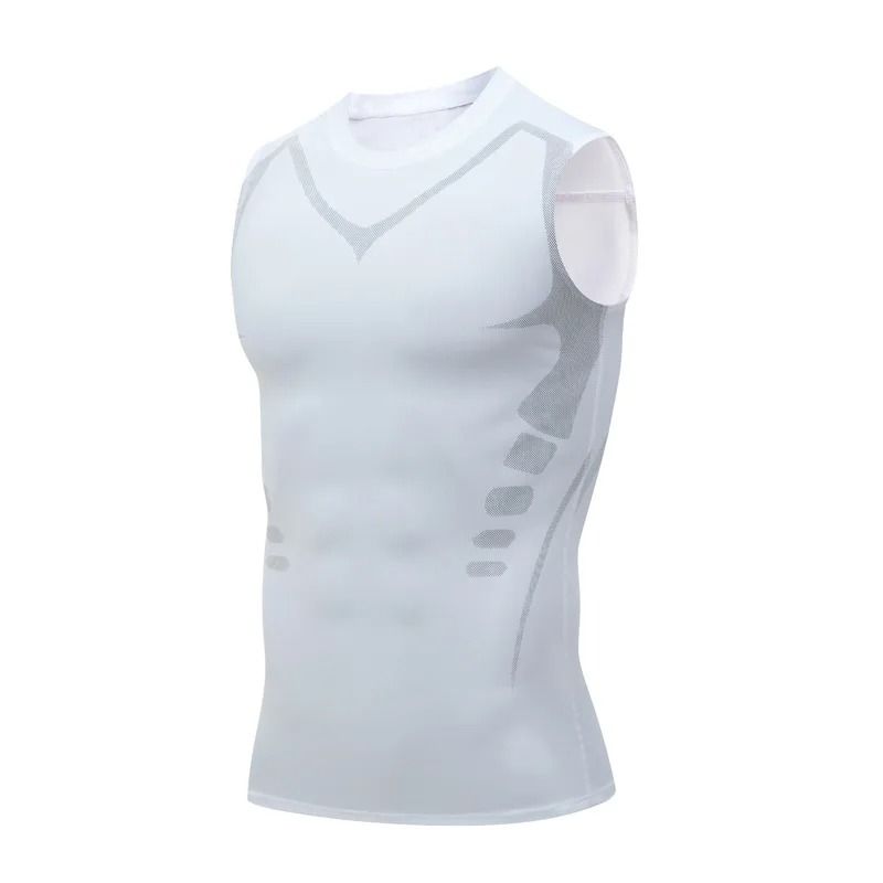 FlexCore Mens Compression Tank Top Quick Dry Gym Sleeveless Workout Shirt 3