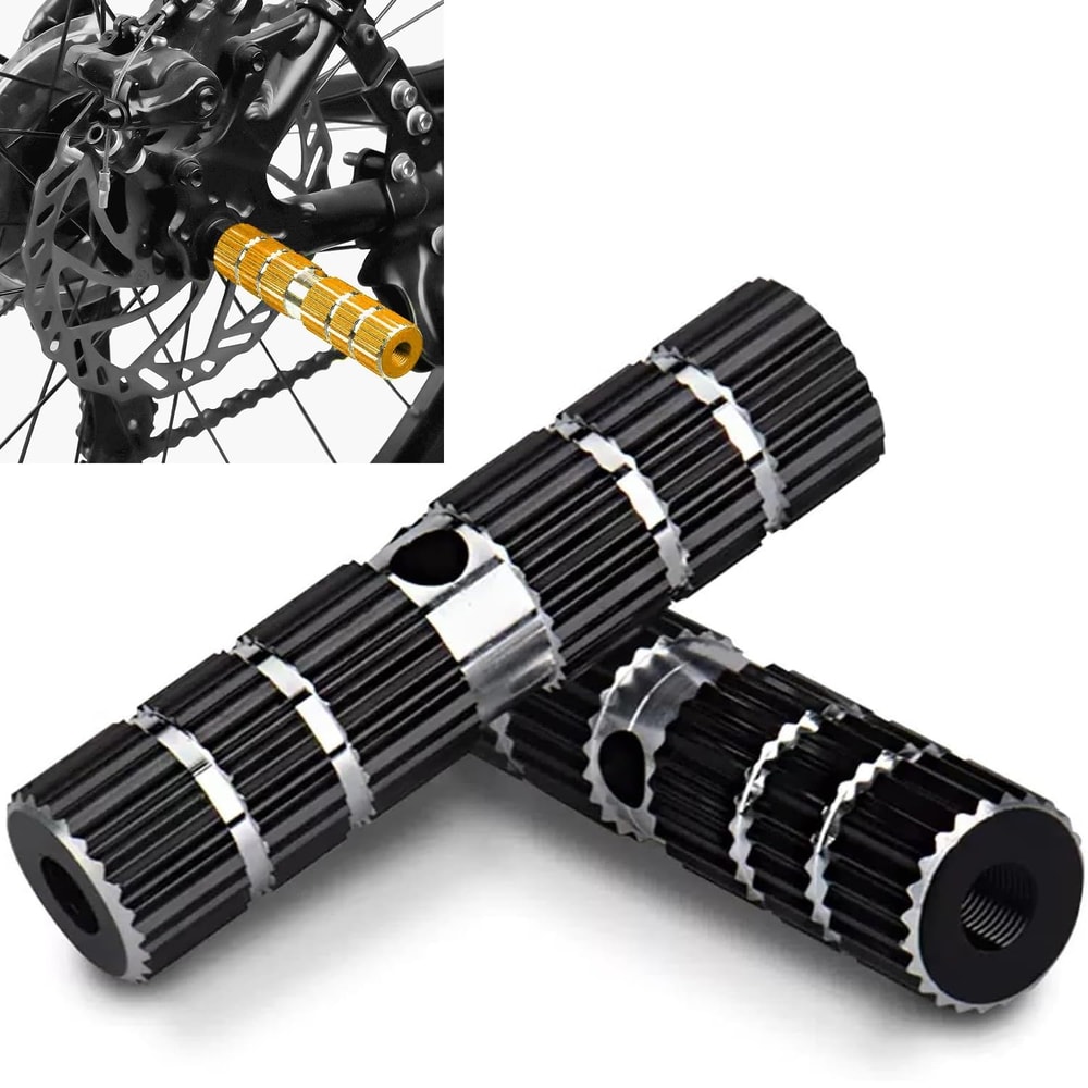RideMate Bike Rear Foot Pegs Bicycle Passenger Footrest Pedal Set 1