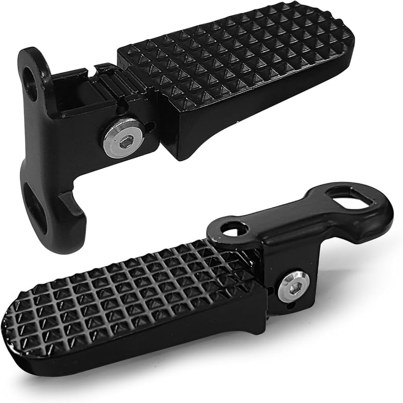 RideMate Bike Rear Foot Pegs Bicycle Passenger Footrest Pedal Set 2
