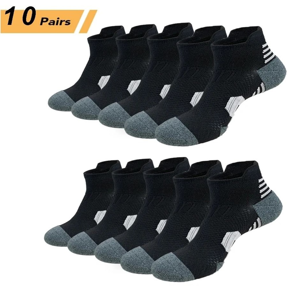 ProGrip Non Slip Sports Socks Quick Dry Running And Training Socks Set 8