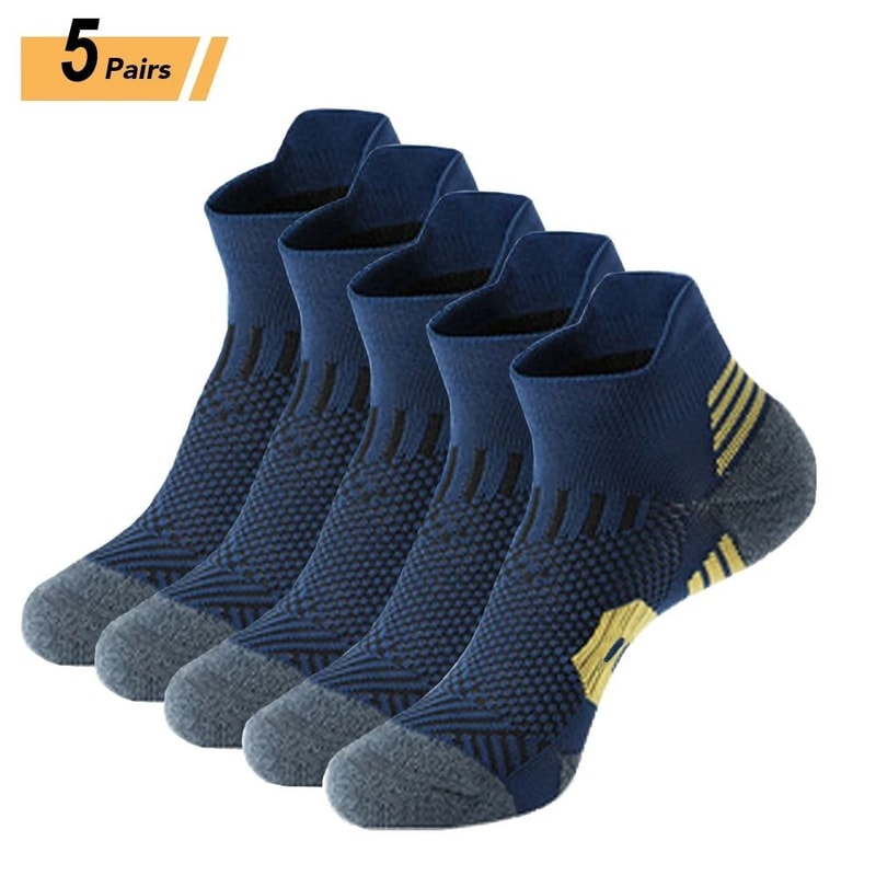 ProGrip Non Slip Sports Socks Quick Dry Running And Training Socks Set 4