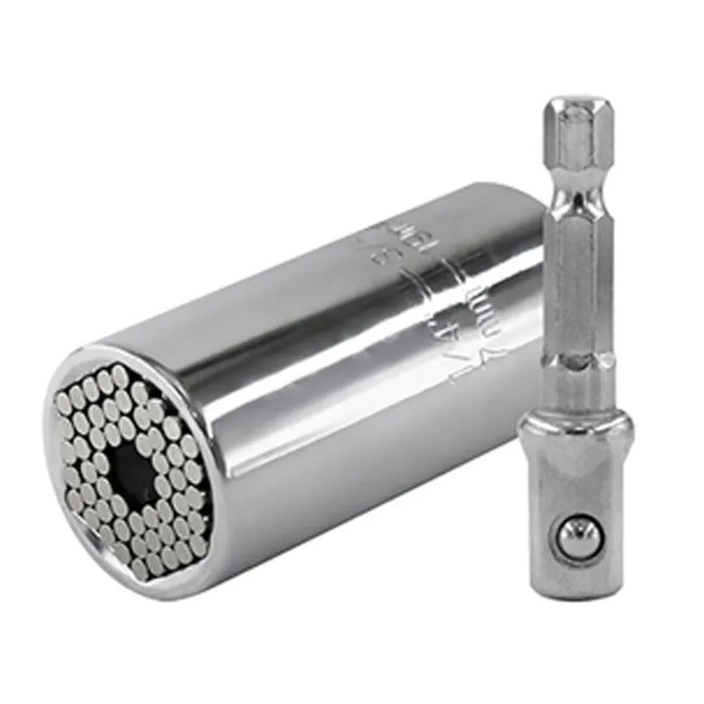 Universal Magic Socket Wrench Set With Drill Adapter Multi Size Grip Tool 6