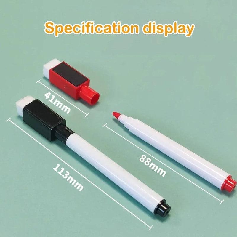 Magnetic Whiteboard Marker Set Erasable Dry Erase Pens For Classroom And Office 11
