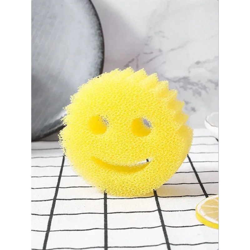 Heavy Duty Dishwashing Sponge Cloth Set Odor Resistant Kitchen Cleaning Pads 2