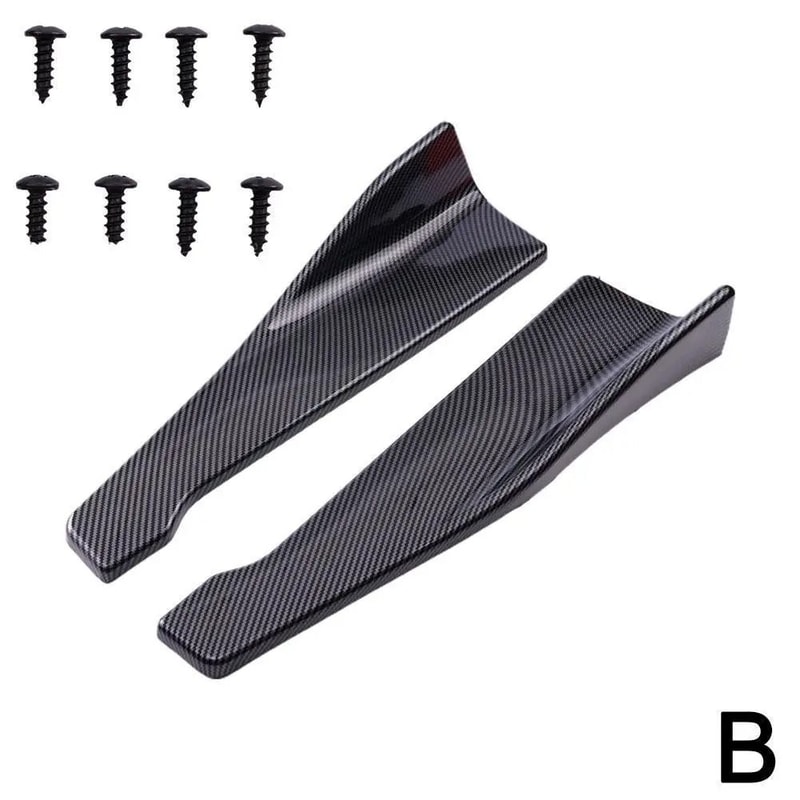 Universal Car Bumper Protector Lip Spoiler Scratch Guard Strip 48cm 2