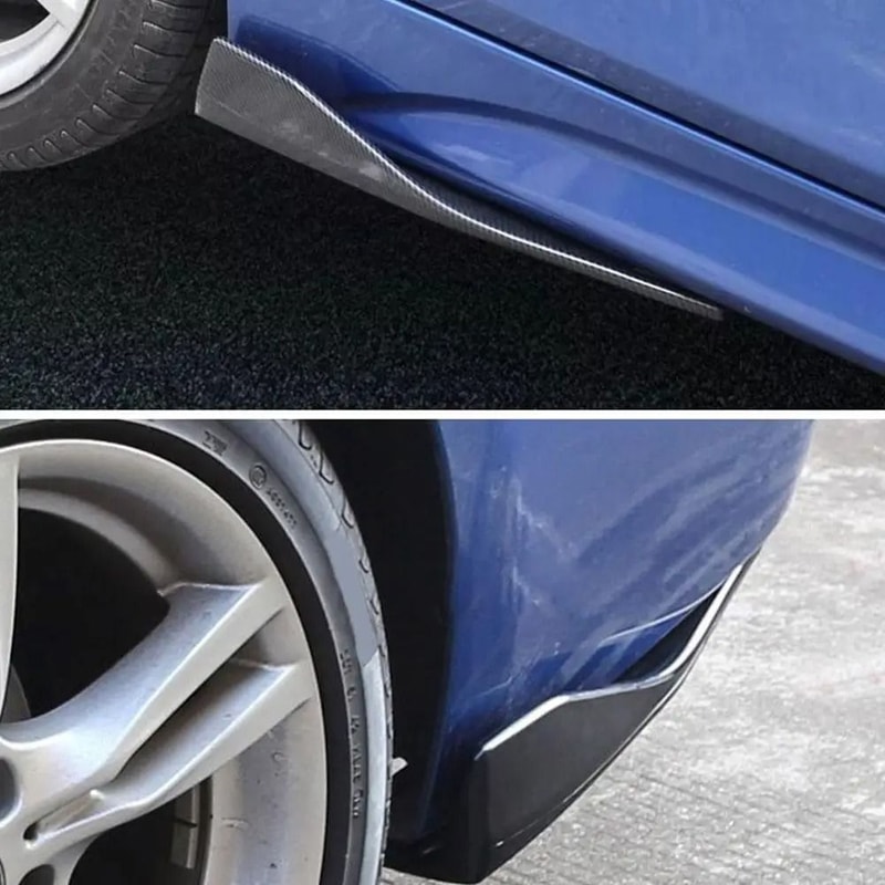 Universal Car Bumper Protector Lip Spoiler Scratch Guard Strip 48cm 5