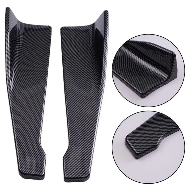 Universal Car Bumper Protector Lip Spoiler Scratch Guard Strip 48cm 7