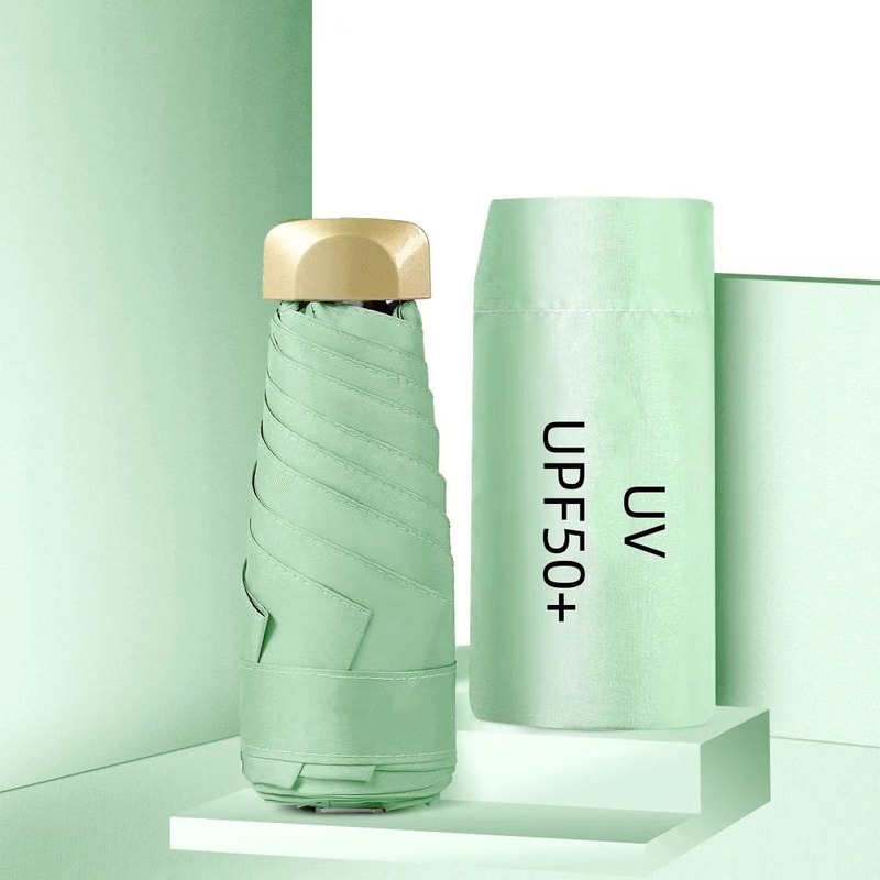 Mini Pocket Umbrella UV Protection Compact Folding Sun And Rain Parasol 2