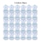 Reusable TENS Unit Electrode Pads Replacement Gel Pads For Therapy Massager 2