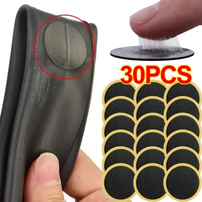 Glue Free Bicycle Tire Repair Patches Quick Fix Bike Tire Patch Kit 7