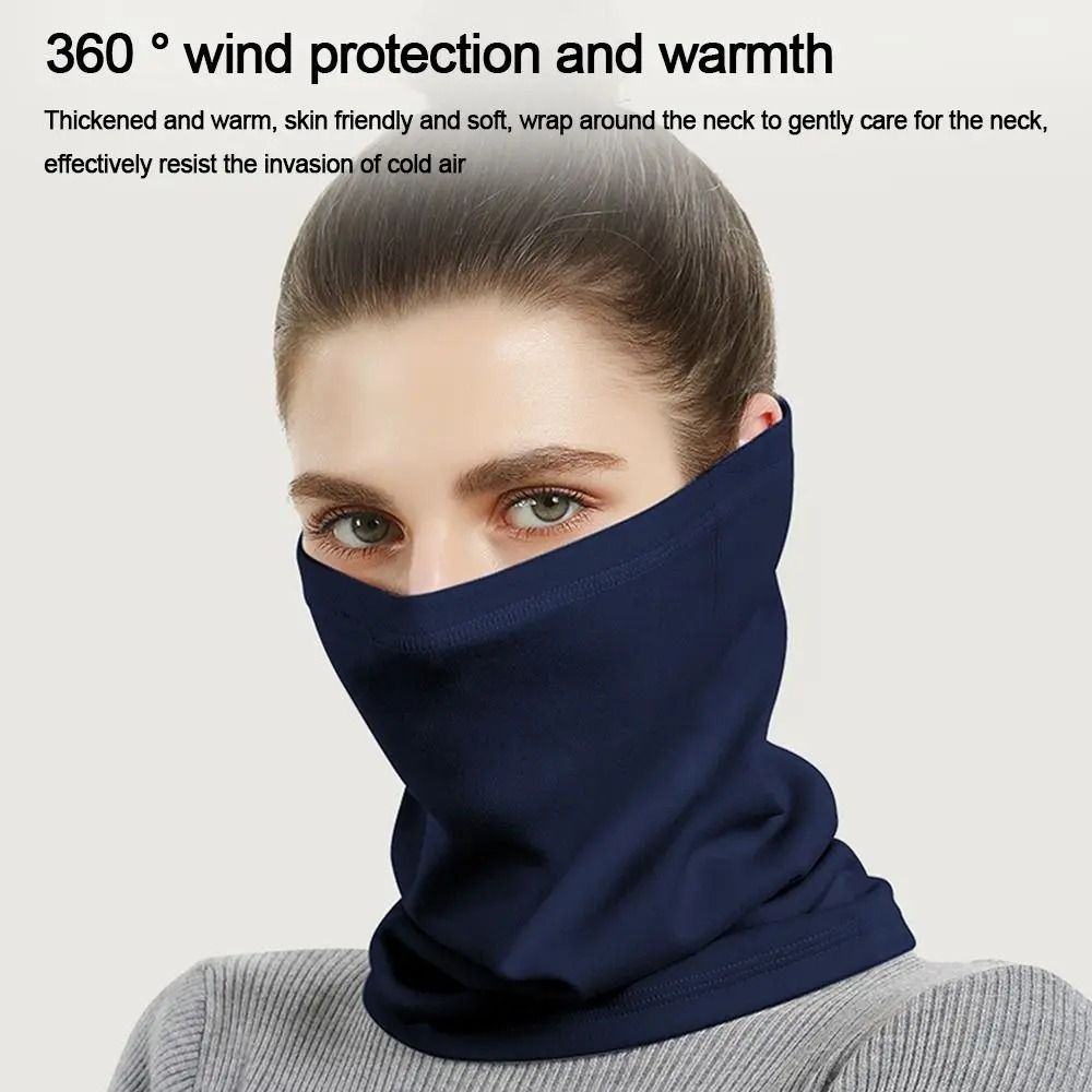 Thermal Neck Warmer Windproof Winter Bandana Scarf For Sports And Outdoor Use 10