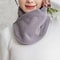 Velvet Thermal Neck Warmer Snap Button Winter Windproof Scarf 8
