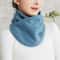 Velvet Thermal Neck Warmer Snap Button Winter Windproof Scarf 11
