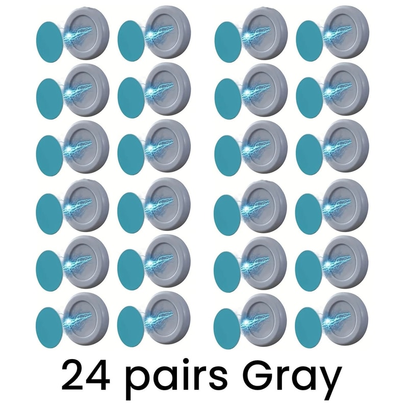 Magnetic Wall Hooks Strong Invisible Key Holder Fridge Organizer Hooks 9