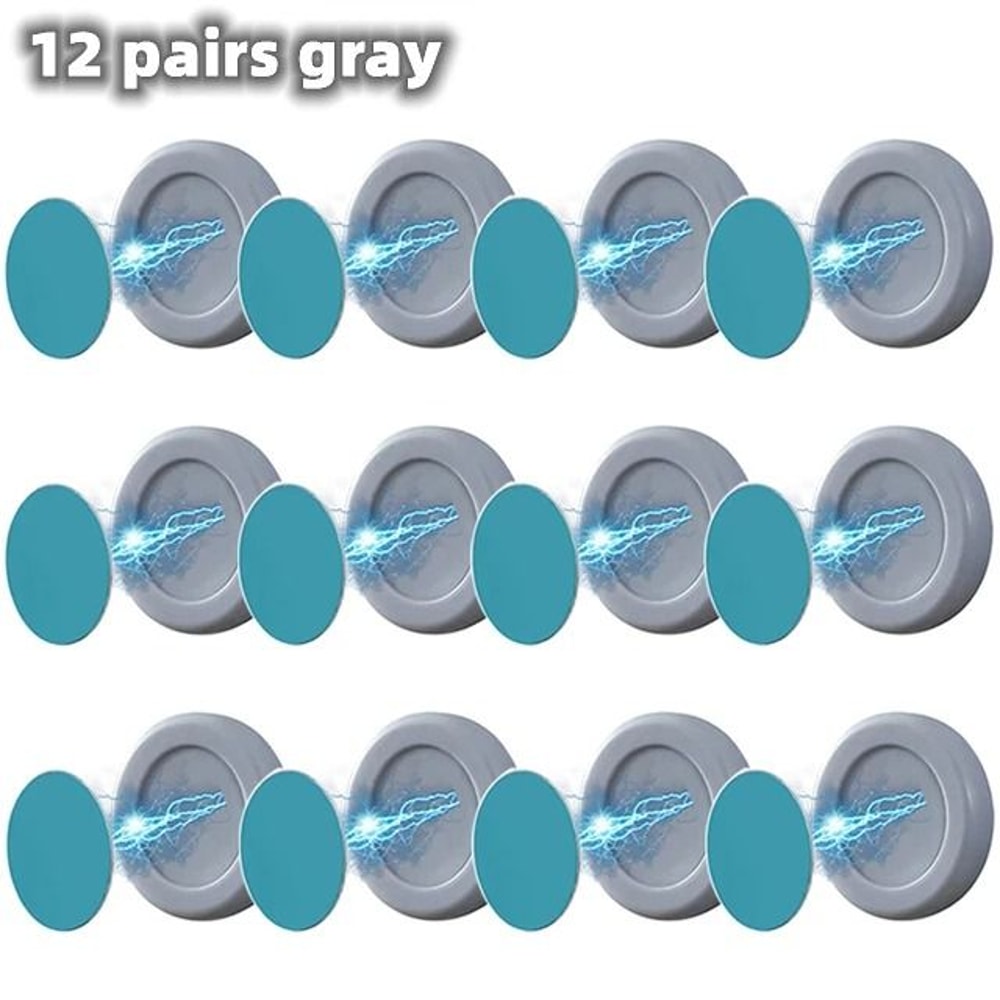 Magnetic Wall Hooks Strong Invisible Key Holder Fridge Organizer Hooks 5