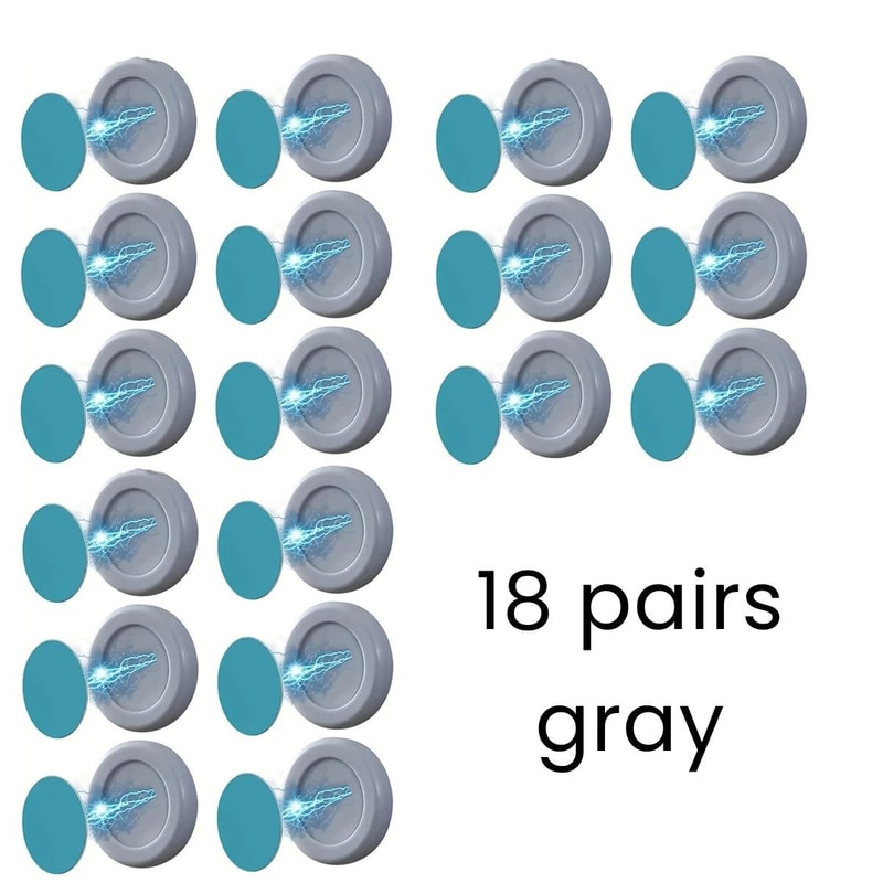 Magnetic Wall Hooks Strong Invisible Key Holder Fridge Organizer Hooks 7