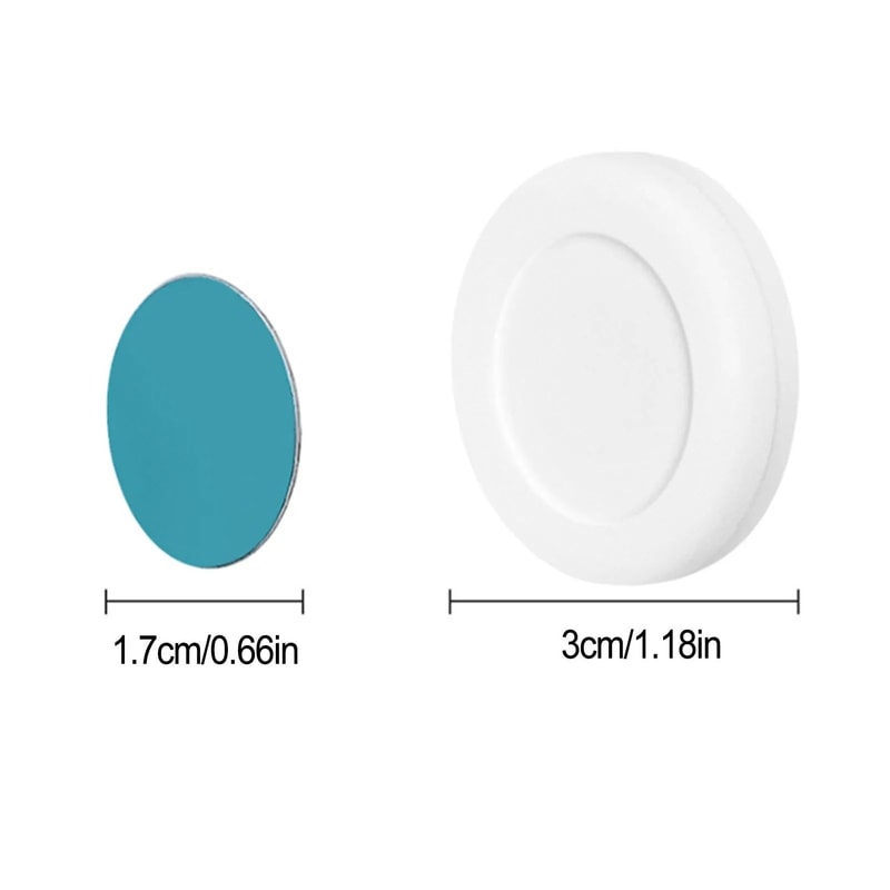 Magnetic Wall Hooks Strong Invisible Key Holder Fridge Organizer Hooks 10