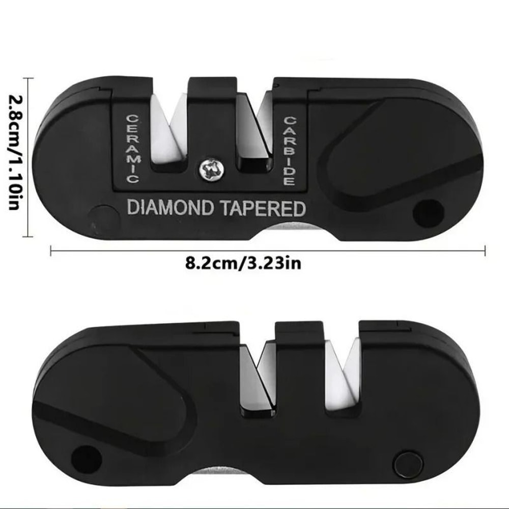 Portable Carbide Whetstone Knife Sharpener Tool For Camping And Outdoor Use 4