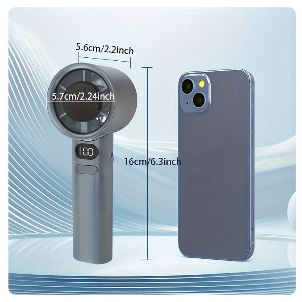 Portable Handheld Mini USB Fan Rechargeable Travel Cooling Fan 5