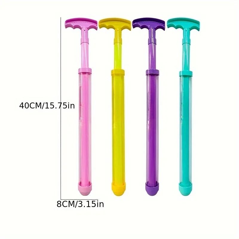 4 Piece Colorful Water Gun Set For Kids Summer Parties And Outdoor Fun 2