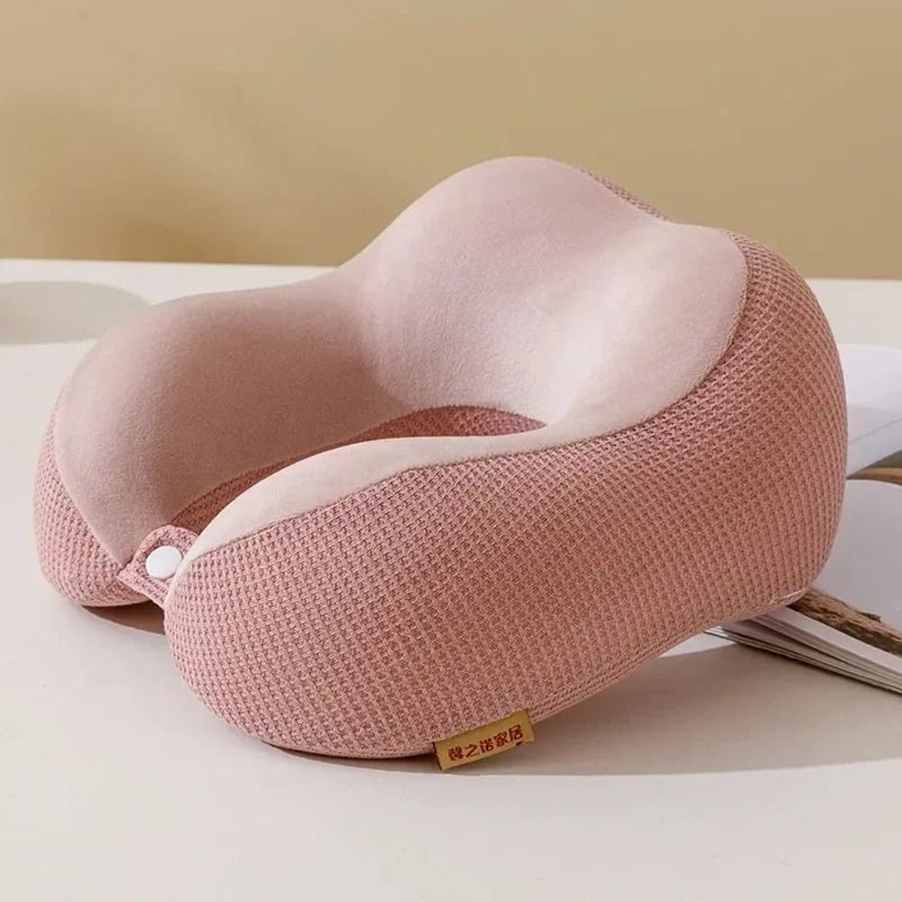 Memory Foam U Shaped Neck Pillow Ergonomic Travel And Airplane Neck Support Pillow 1
