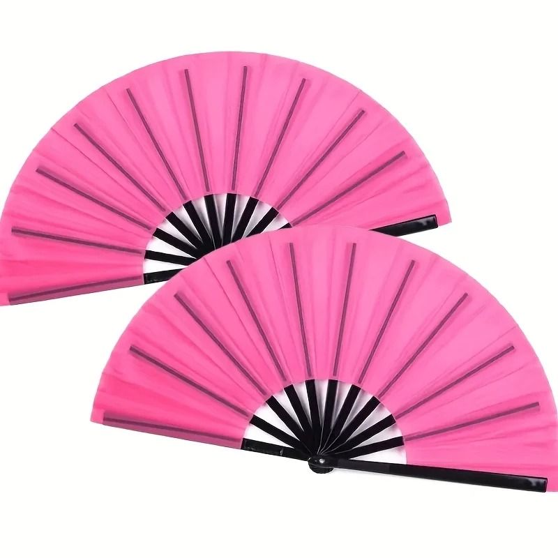 2 Piece Chinese Folding Fan Set Tai Chi Martial Arts And Dance Fan Prop 3