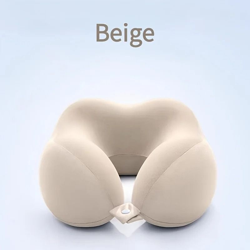Ergonomic U Shaped Travel Neck Pillow With Memory Foam Comfort For Office And Travel 4