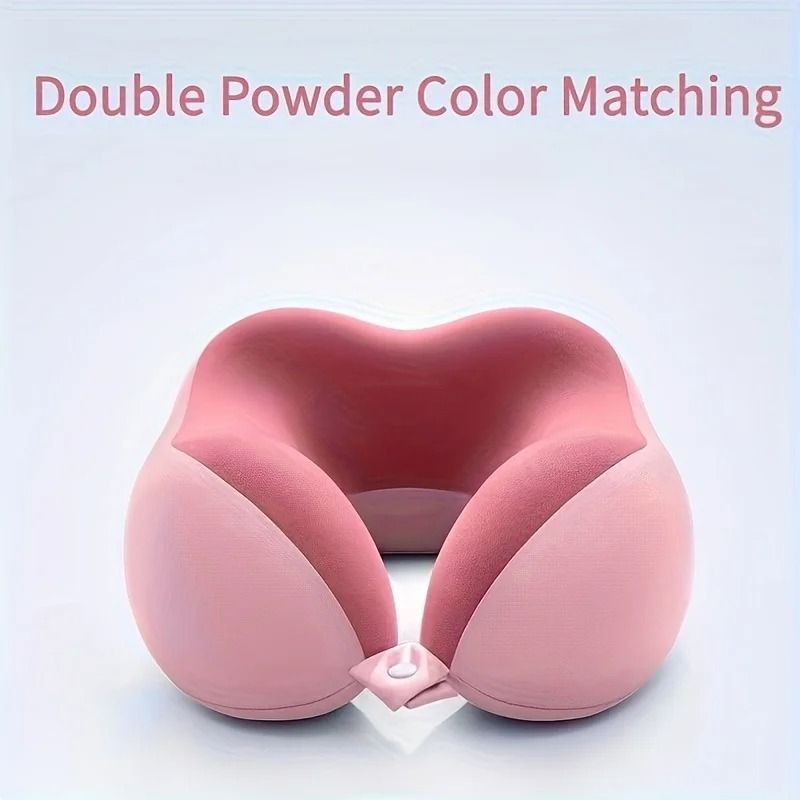 Ergonomic U Shaped Travel Neck Pillow With Memory Foam Comfort For Office And Travel 1