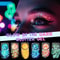 Glow In The Dark Chunky Glitter Gel Set Festival Face And Body Glitter Kit 6 Pieces 1