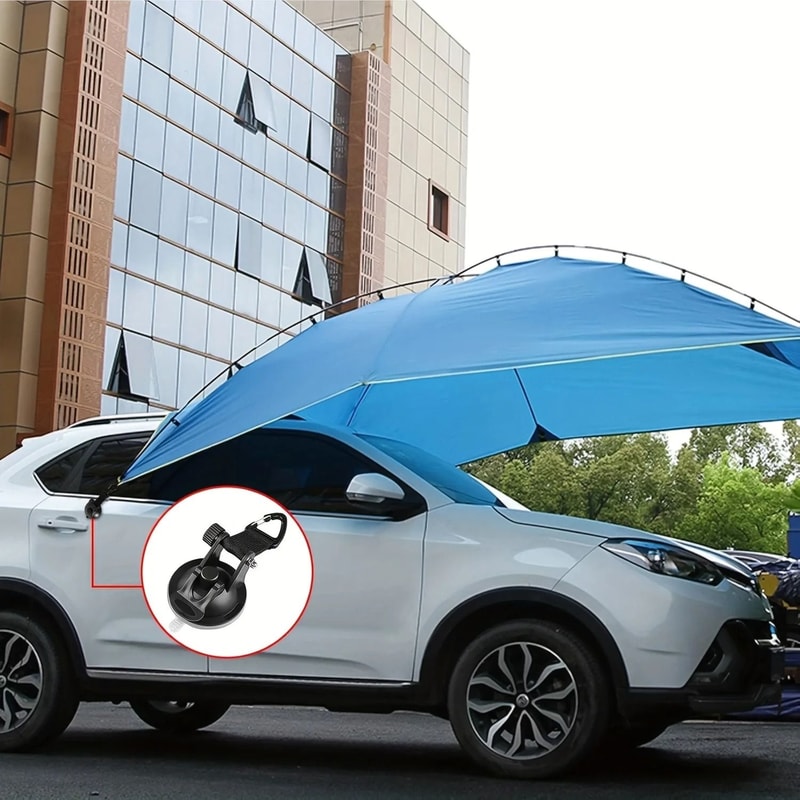 Portable Suction Cup Hooks With Safety Lock Heavy Duty Camping And Outdoor Accessories Set Of 4 3