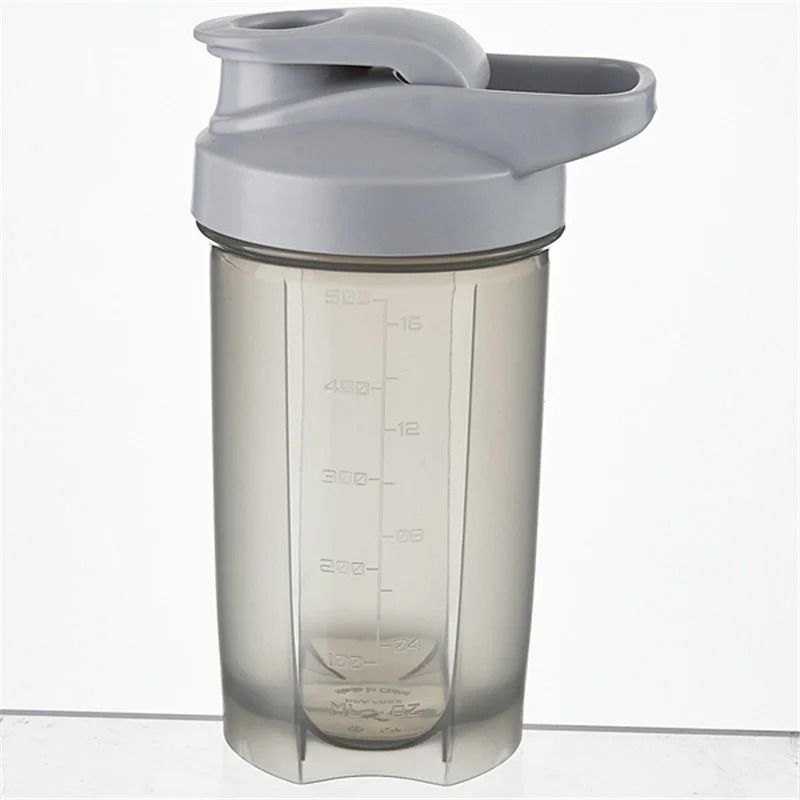 Protein Shaker Bottle Sports Water Bottle With Mixing Cup For Fitness And Gym Use 5