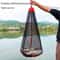 Portable Fishing Net Bag With Drawstring Secure Mesh Fish Keeper Storage 6