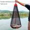 Portable Fishing Net Bag With Drawstring Secure Mesh Fish Keeper Storage 6