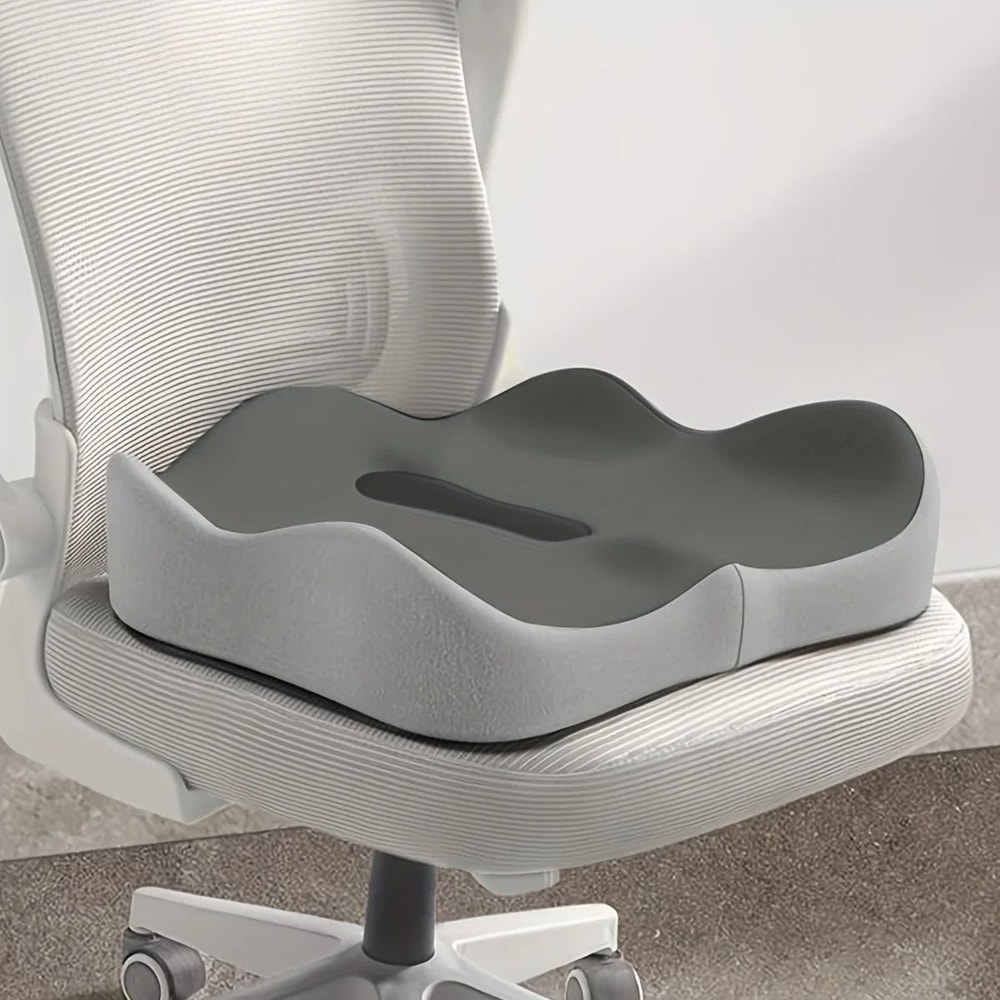 Ergonomic Memory Foam Seat Cushion Pressure Relief Pad For Office Chair And Wheelchair 1