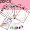 Extra Large Reusable Dry Erase Pockets Set Classroom Worksheet Sleeves 20pcs 0