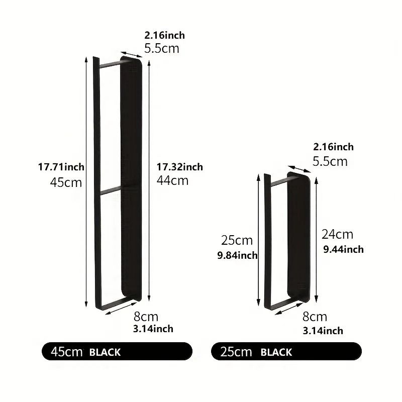 Magnetic Clothes Rack Space Saving Washing Machine Side Towel Storage Rack 6