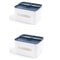 Multi Functional Desktop Storage Box Tissue Organizer With Drawer And Remote Holder 3