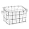 Linen Storage Basket Multi Purpose Desktop Organizer Fabric Storage Box 5