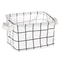 Linen Storage Basket Multi Purpose Desktop Organizer Fabric Storage Box 5