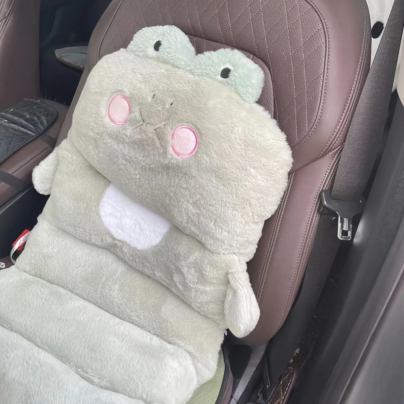 Plush Cartoon Car Seat Cushion Soft Warm Chair Pad For Car And Home 6