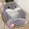 Cute Hamster Plush Cushion Soft Backrest Sofa Pillow Half Surround Seat Support 3