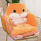 Cute Hamster Plush Cushion Soft Backrest Sofa Pillow Half Surround Seat Support 1
