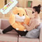 Cute Hamster Plush Cushion Soft Backrest Sofa Pillow Half Surround Seat Support 5