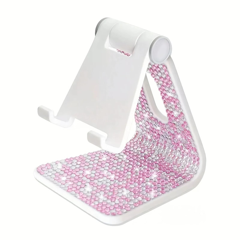Sparkling Diamond Phone Stand For Desk Adjustable Tablet And Mobile Holder 2