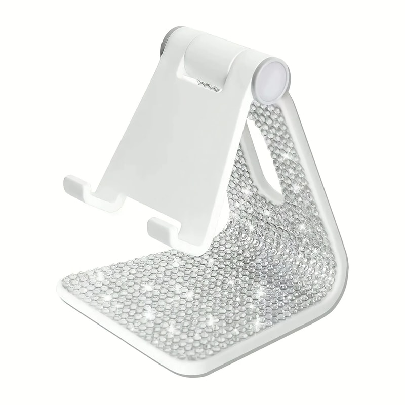 Sparkling Diamond Phone Stand For Desk Adjustable Tablet And Mobile Holder 4
